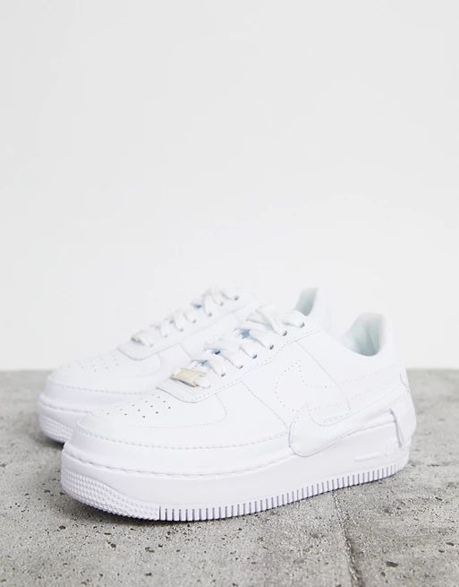 Nike – Air Force 1 Jester – Sneaker in Dreifach-Weiß | ASOS DE