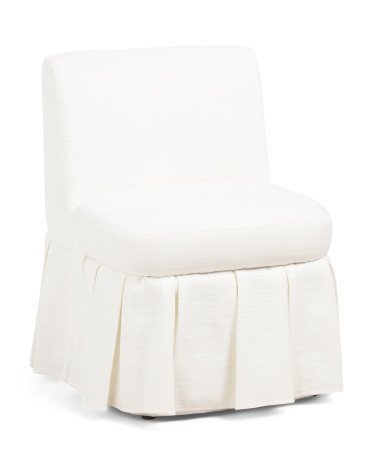 Poppi Pleated Skirt Accent Chair | Marshalls