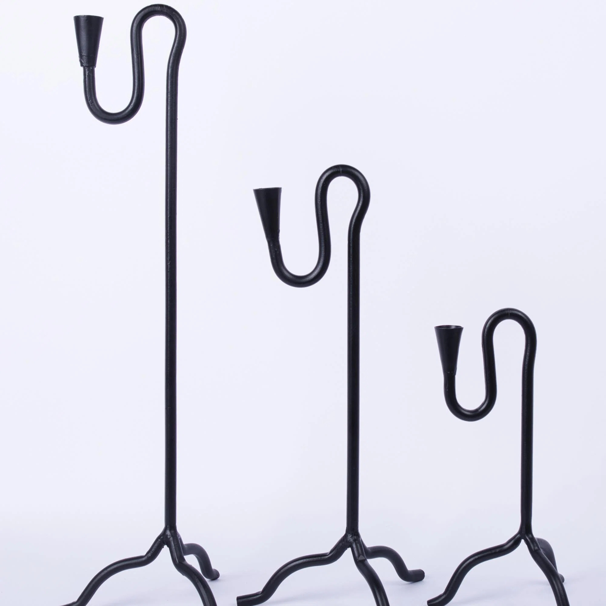 Red Barrel Studio® 24'' H Iron Floor Candlestick | Wayfair | Wayfair North America