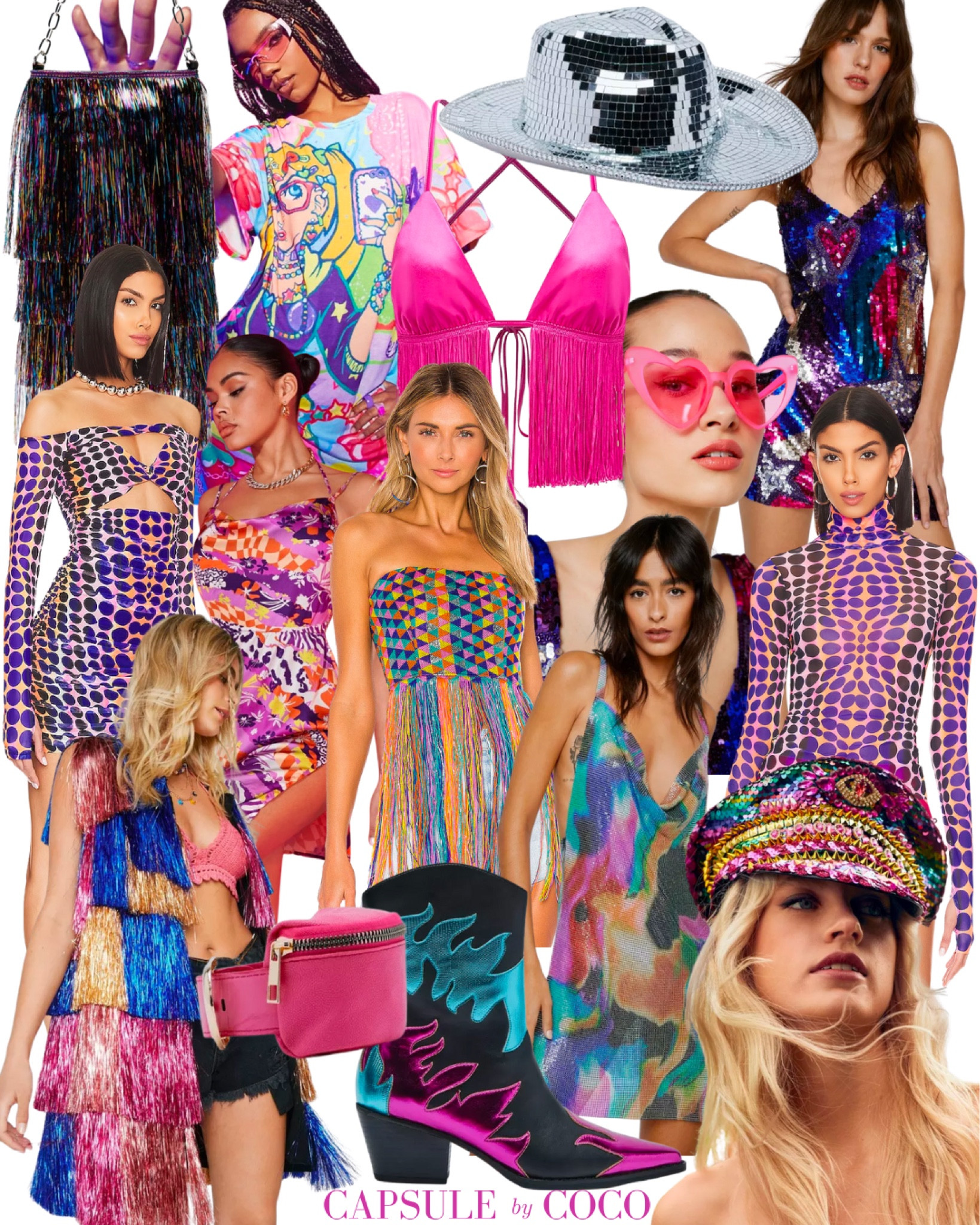 FESTIVAL LOOKS 🪩💫

Festival outfit, swap box, college party, frat party, festival dress, costume box, costumes, fraternity party, swap, sorority, music festival, spring party, rave, concert, concert outfit, Taylor Swift, Taylor Swift concert, Eras Tour, college, Ole Miss, SEC, Capsule By CoCo, CapsuleByCoCo

#LTKFestival #LTKFind #LTKU