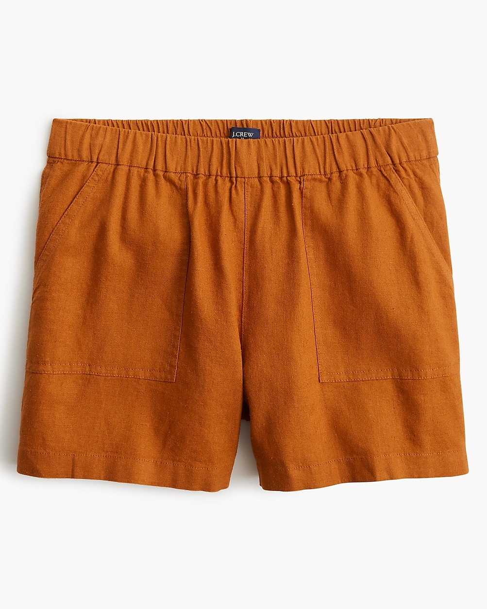 Linen-blend pull-on short | J.Crew Factory