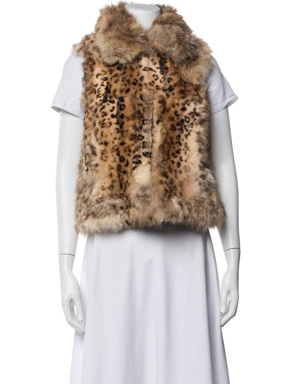 Fox Animal Print Faux Fur Jacket | The RealReal