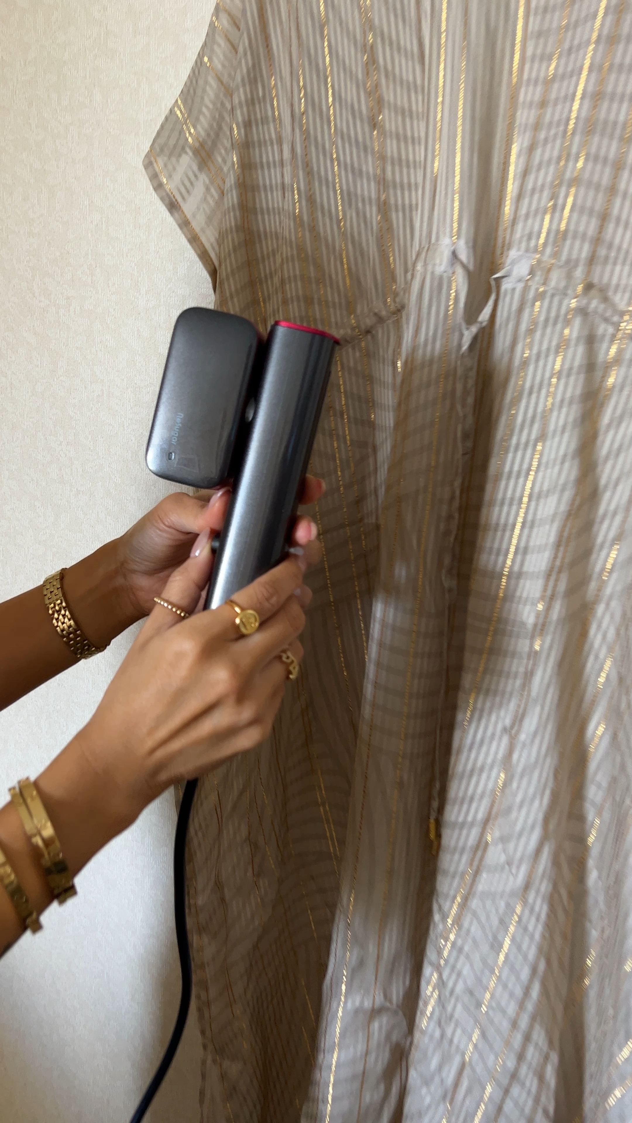 THE BEST TRAVEL STEAMER EVER. I absolutely loveeee this! Very light, so compact and looks like a Dyson! SO GOOD. 

#LTKunder100 #LTKFind #LTKtravel