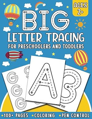 Big Letter Tracing For Preschoolers And Toddlers: Practice And Learning Shapes, ABC Letters And N... | Amazon (US)