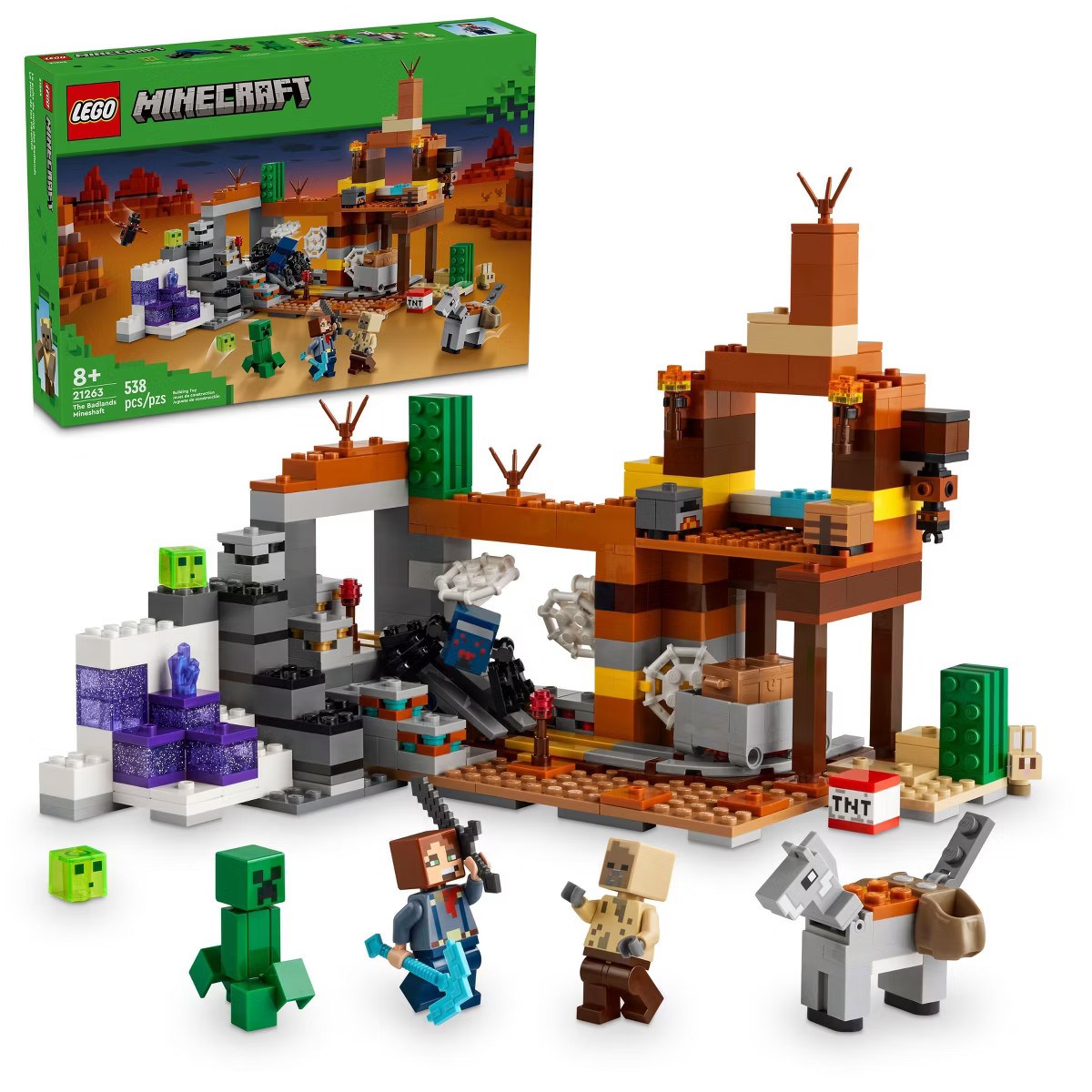 LEGO Minecraft The Badlands Mineshaft Video Game Toy 21263 | Target