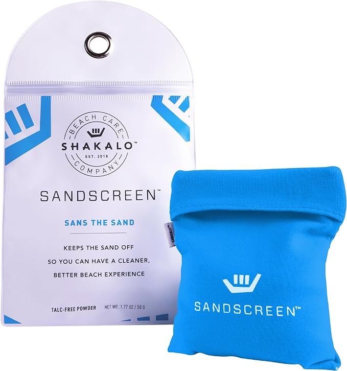 SHAKALO SANDSCREEN Sand Removal Bag | Talc-Free and Reef Friendly | Fresh, Clean and Sand Free | ... | Amazon (US)