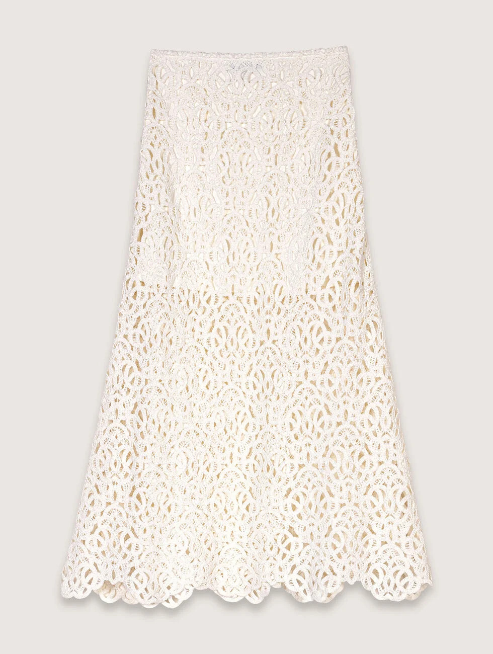 Long crochet skirt | Maje US | Maje US