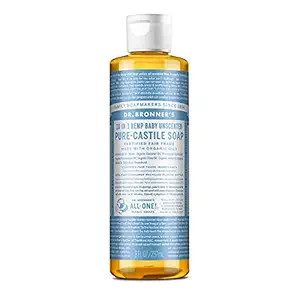 Dr. Bronner's - Pure-Castile Liquid Soap (Baby Unscented, 8 Fl Oz) | Amazon (US)