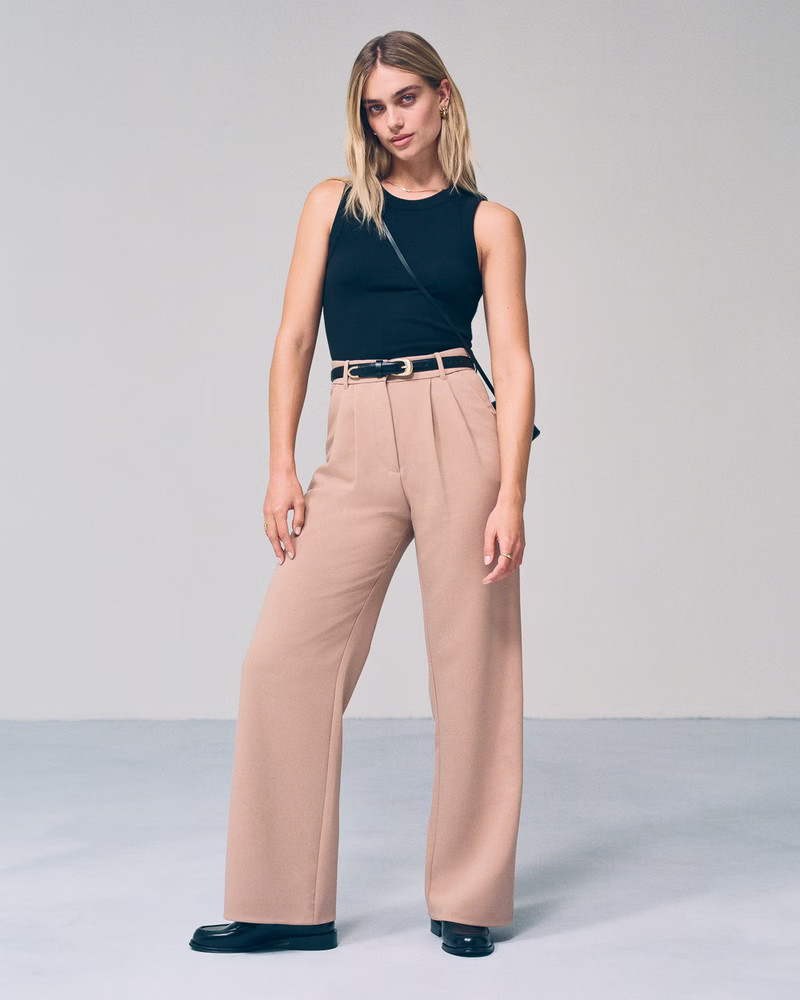 A&F Sloane Tailored Pant | Abercrombie & Fitch (US)