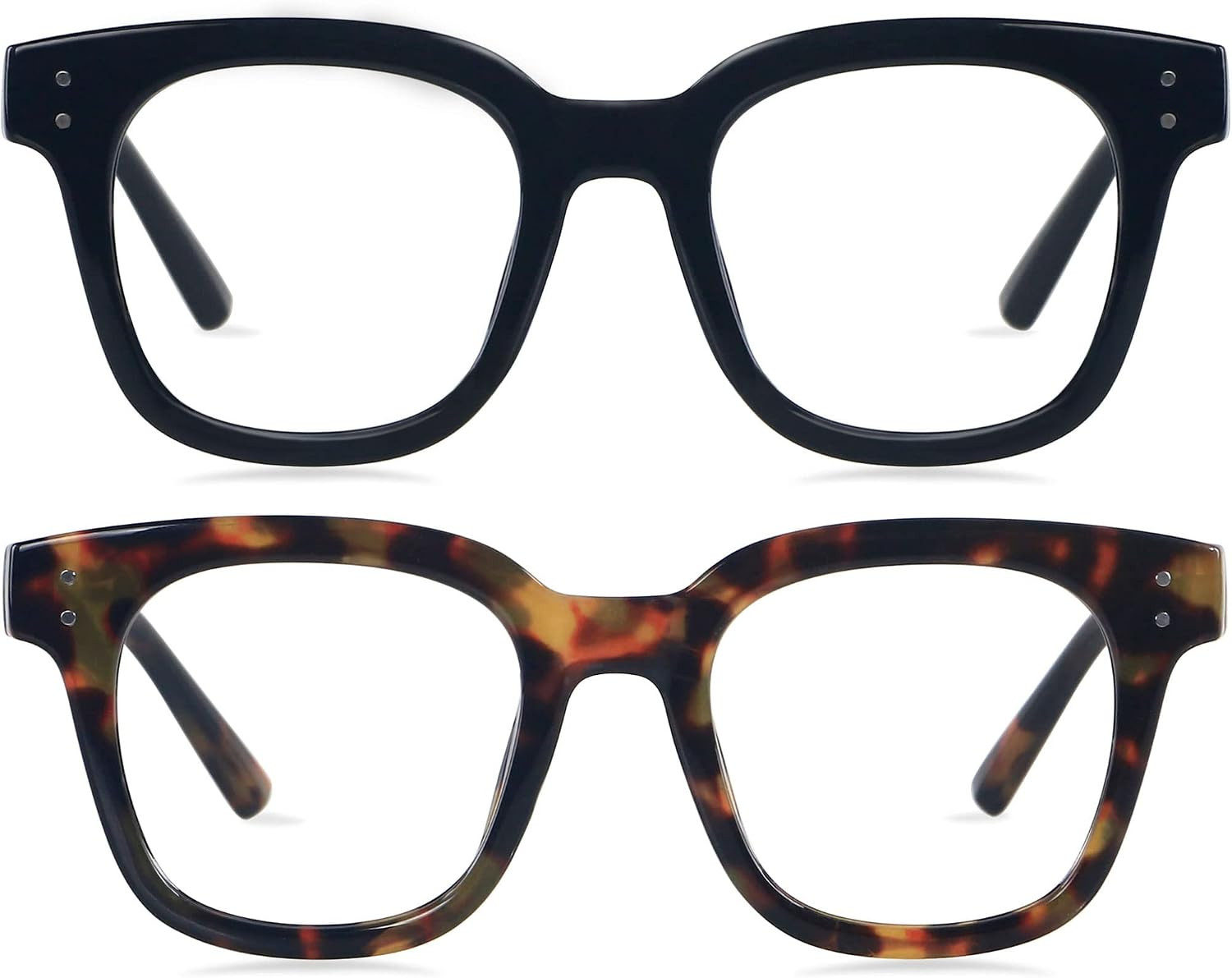 ANDWOOD Blue Light Blocking Glasses Women Computer Screen Oversized Bluelight Blocker for Big Heads Anti Eye Strain | Amazon (US)