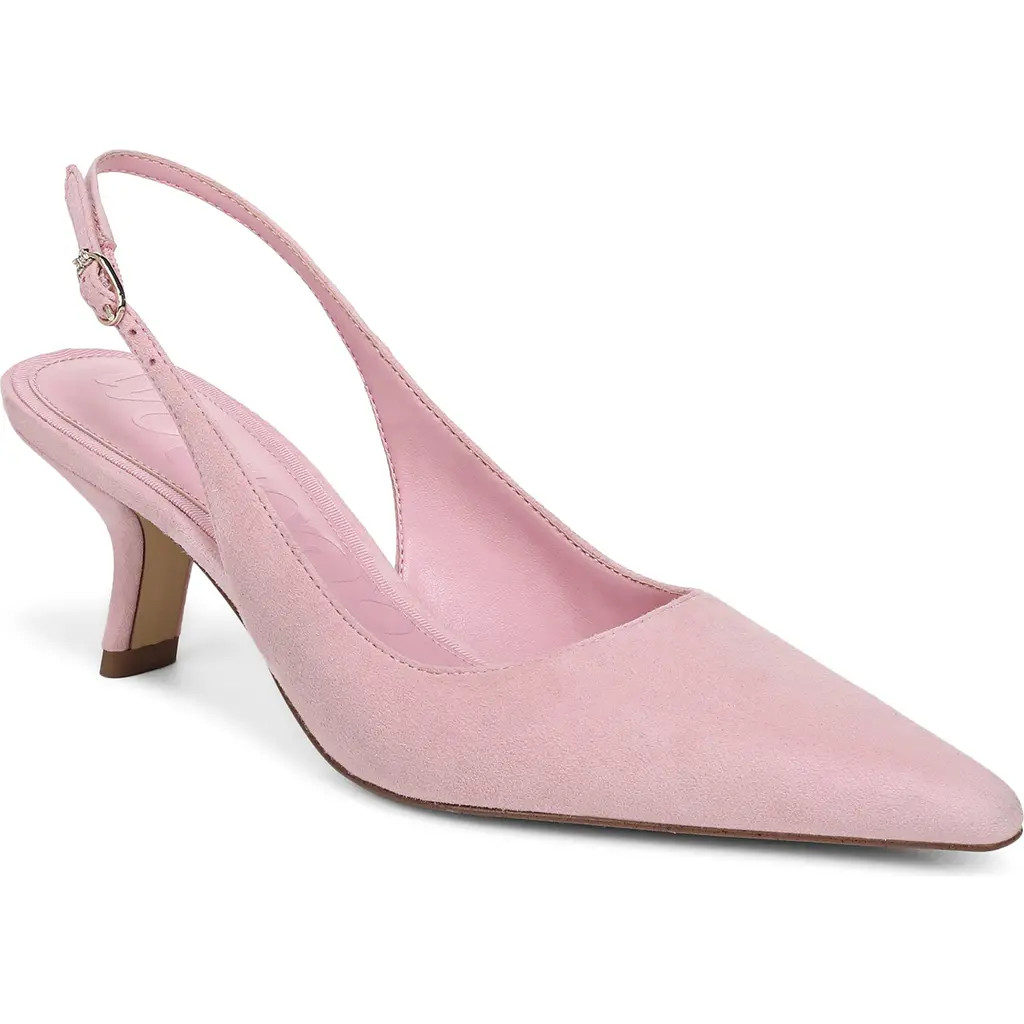 Sam Edelman Bianka Slingback Pump in Primrose Pink at Nordstrom, Size 5 | Nordstrom