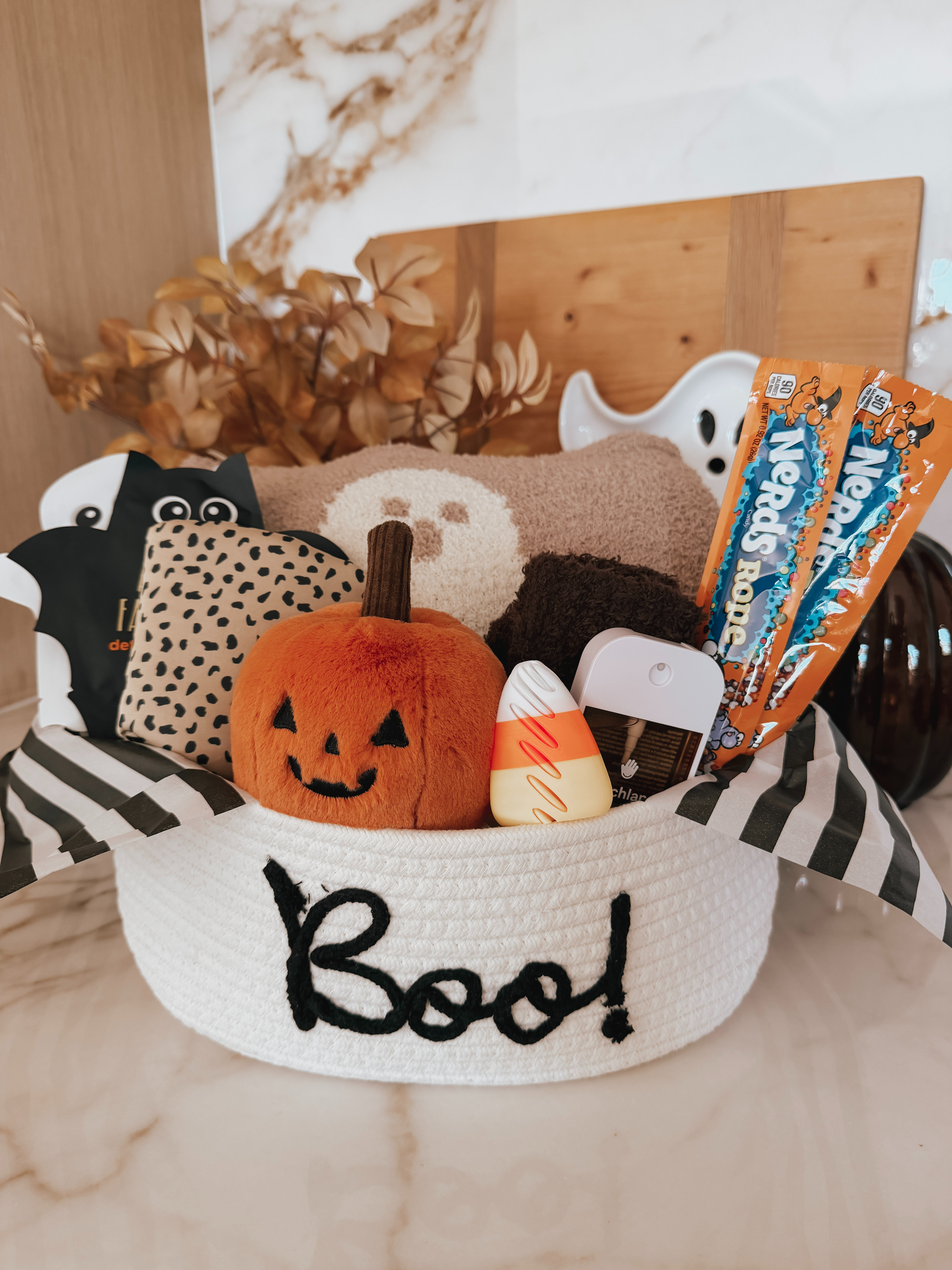 The cutest Boo Basket finds for a little Halloween surprise! From cozy seasonal goodies to fun fidgets and spooky-cute finds, these Amazon picks make it so easy to put together a Boo Basket they’ll actually be excited about. Perfect for Halloween gifting, fall surprises, and festive little treats. 🎃🕸️ 

 #LTKSeasonal