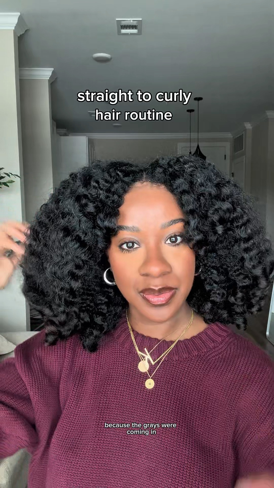 Straight to curly hair care routine 

#LTKBeauty #LTKselfcare #LTKvlog