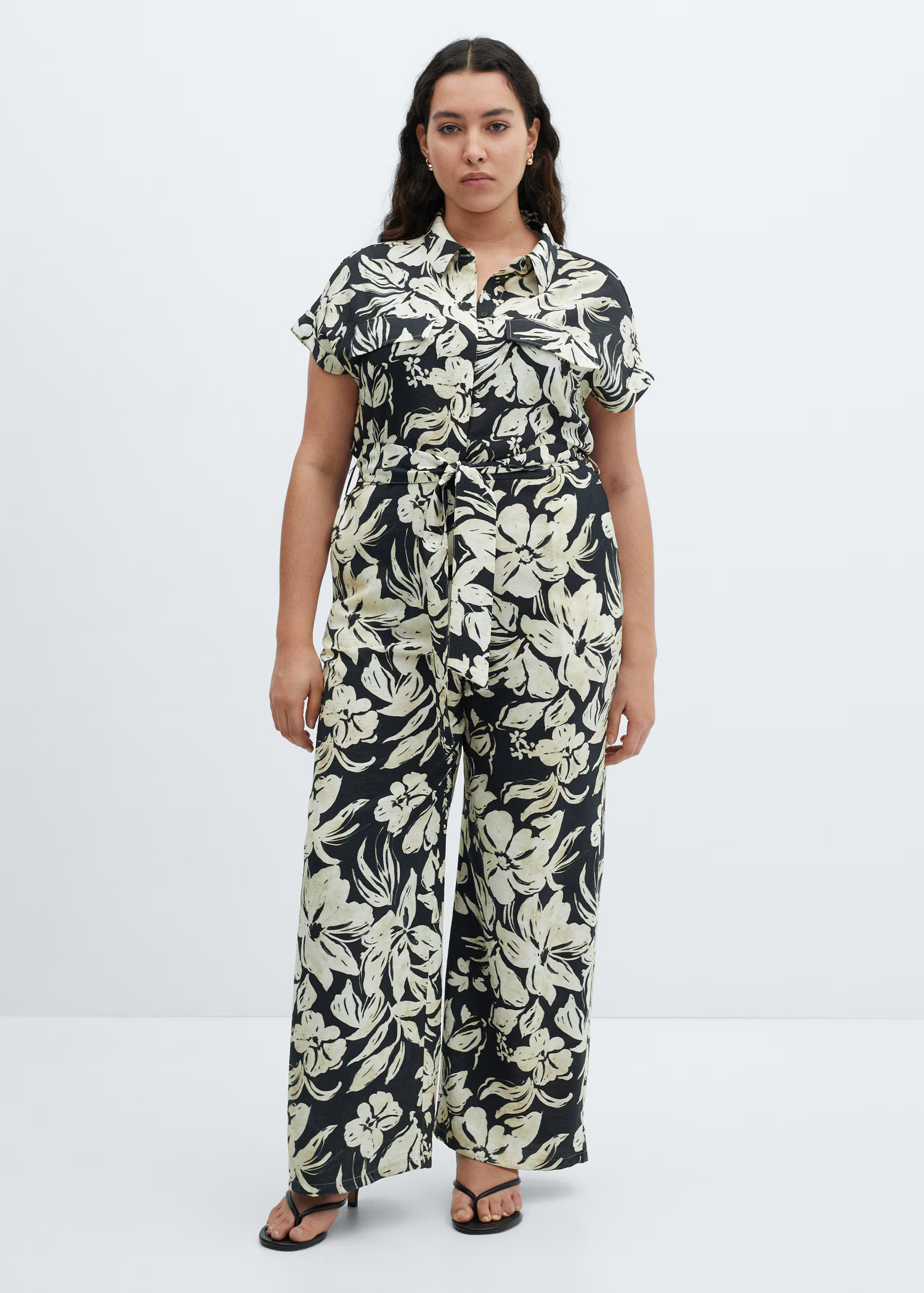 Floral print jumpsuit | MANGO (US)
