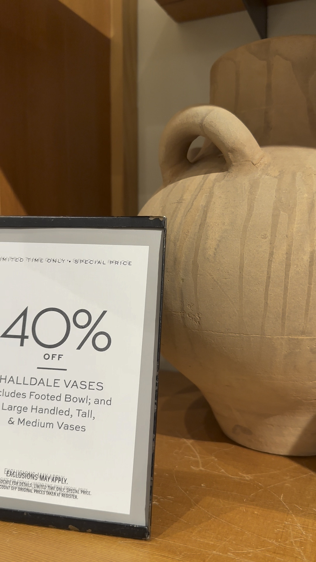 Halldale vases are stunning and 40% off!  