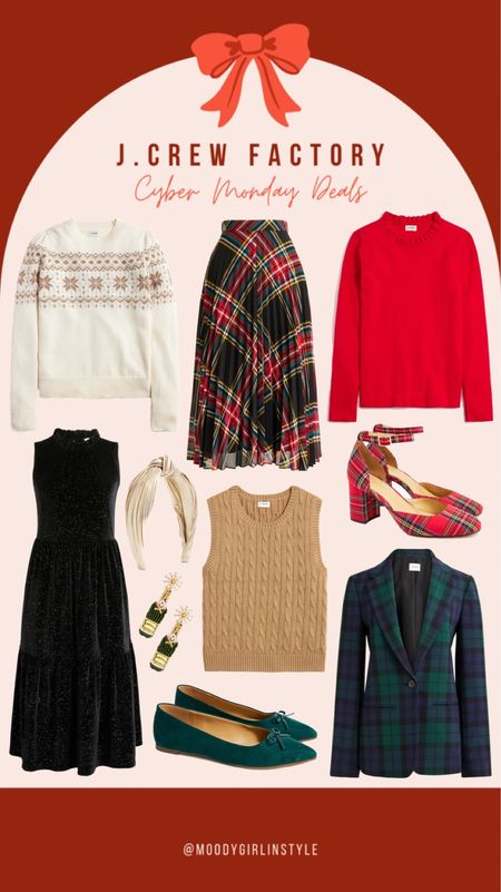 J.Crew Factory Holiday

So many cute holiday finds are over 50 % off for Cyber Monday.

]Crew Factory, holiday outfit, tartan plaid, red plaid, red and black plaid, red sweater, tartan skirt, tartan blazer, winter style, winter fashion

#LTKGiftGuide #LTKstyletip #LTKSeasonal #LTKworkwear #LTKCyberWeek #LTKsalealert