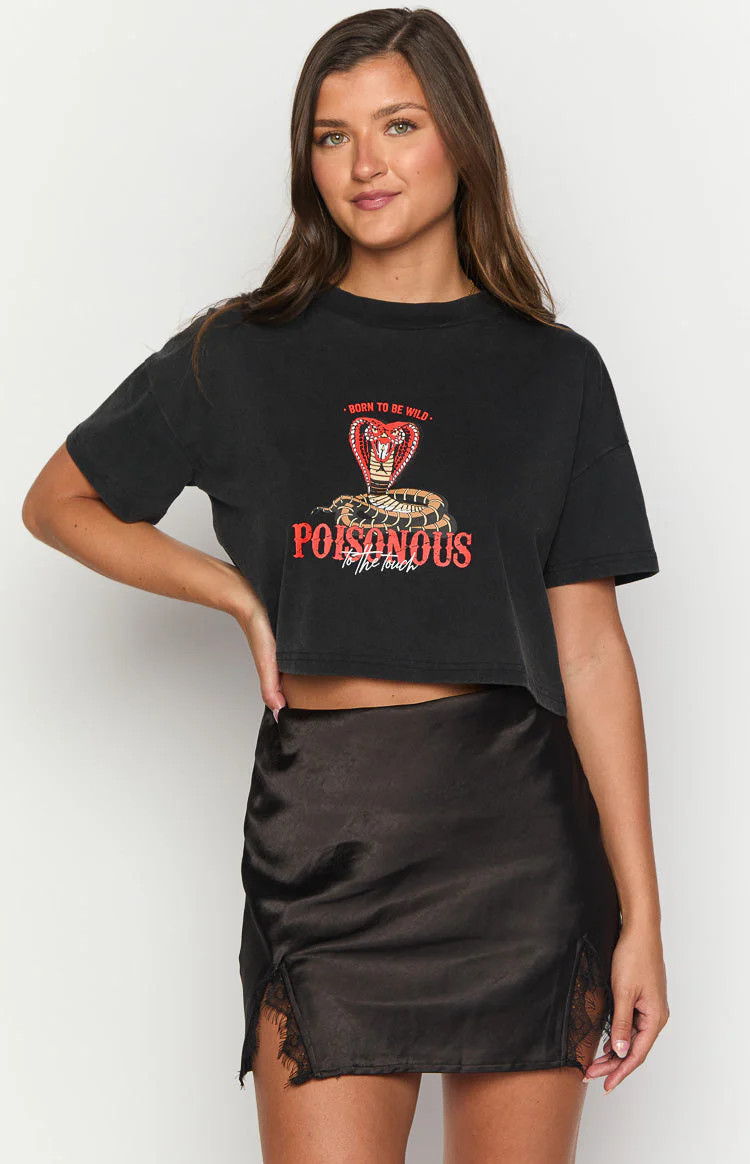Born Wild Black Tee | Beginning Boutique (US)