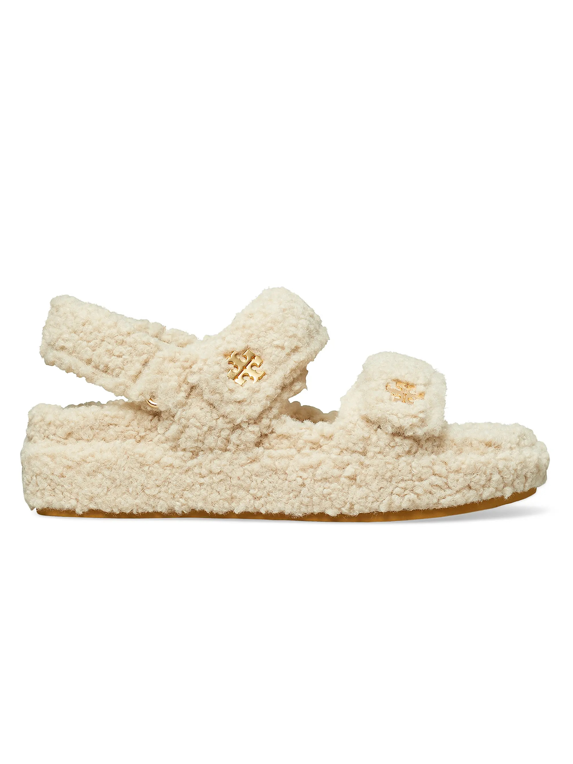 KiraSport Faux-Shearling Sandals | Saks Fifth Avenue
