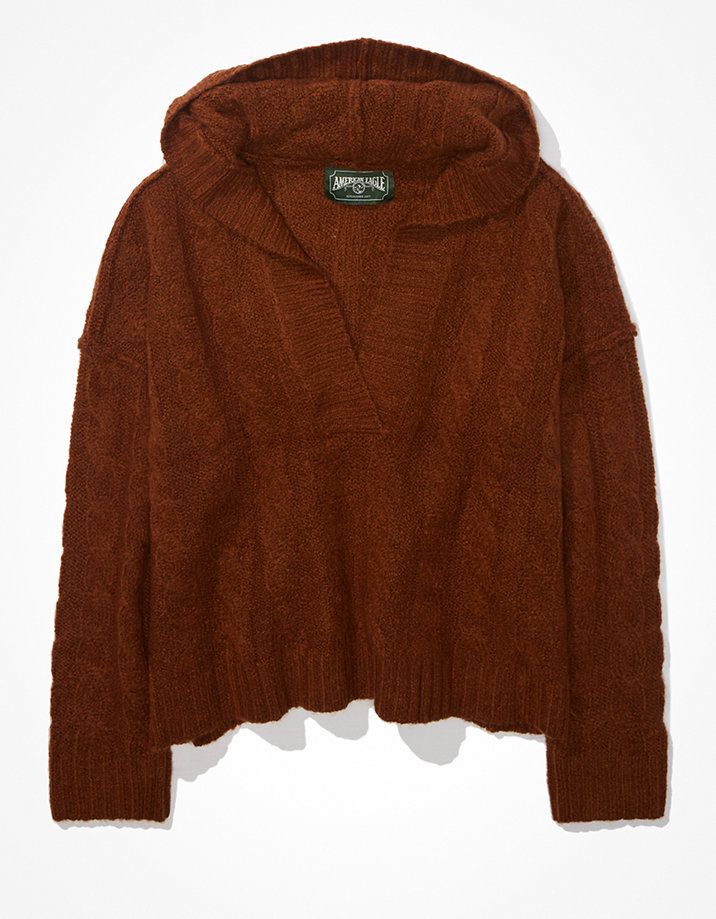 AE Soft & Cozy Hoodie Sweater | American Eagle Outfitters (US & CA)