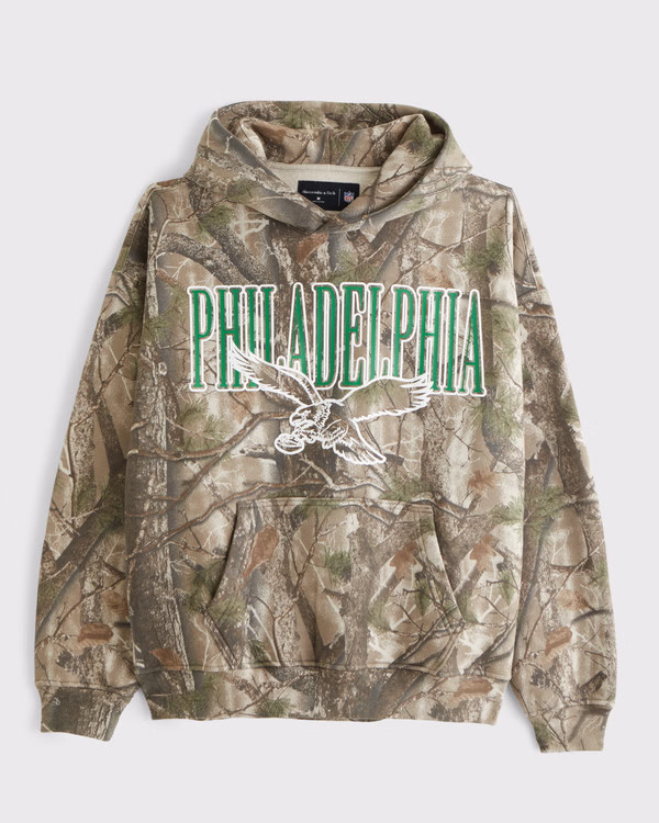 Philadelphia Eagles Graphic Popover Hoodie | Abercrombie & Fitch (US)