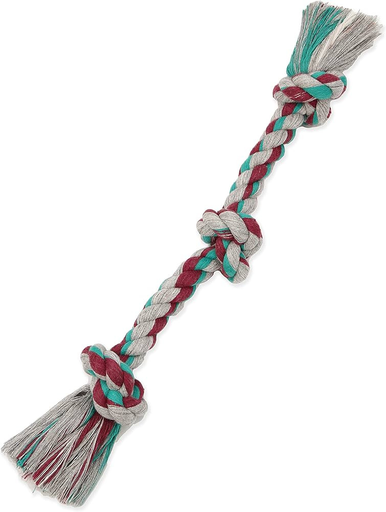 Mammoth Flossy Chews Color Rope Tug – Premium Cotton-Poly Tug Toy for Dogs – Interactive Rope... | Amazon (US)
