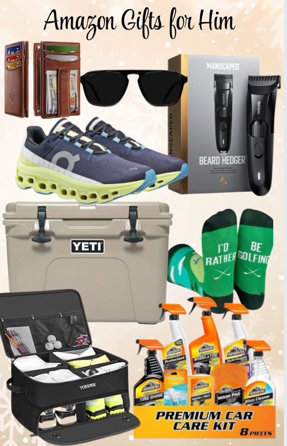 Amazon has some great gift ideas for him right now — thoughtful, useful, and sure to be appreciated whether he’s into gadgets, style, or cozy essentials.

#AmazonFinds #GiftsForHim #HolidayGifts #GiftGuide #AmazonGifts #ShoppingInspo 

 #LTKGiftGuide #LTKHoliday #LTKSeasonal