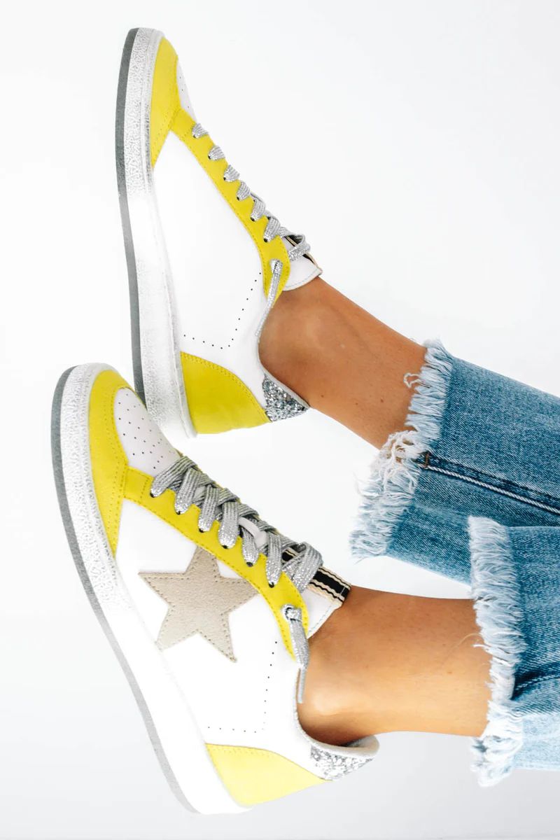 Paz Sneakers - Yellow | The Impeccable Pig