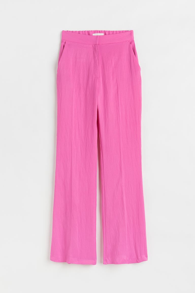 Flared lyocell-blend trousers | H&M (UK, MY, IN, SG, PH, TW, HK)