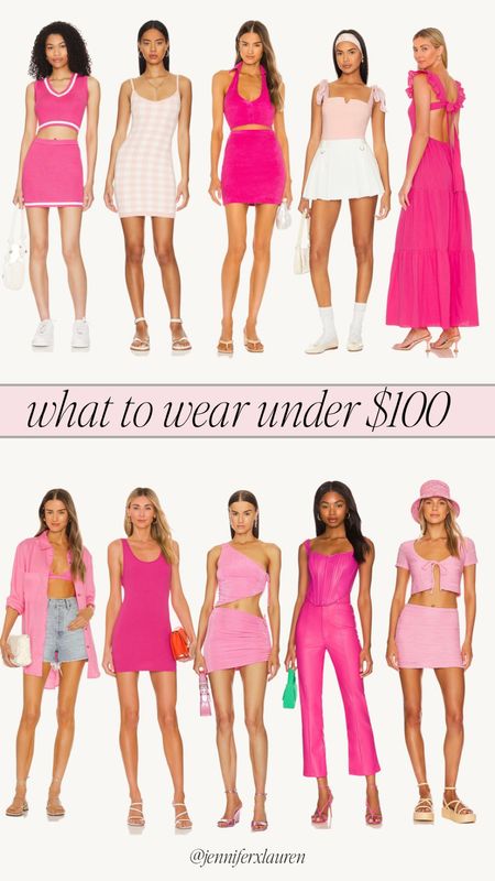 What to wear: pink & under $100!

Pink outfits, summer outfit inspo, pink closet, revolve finds 

#LTKunder50 #LTKunder100 #LTKFind