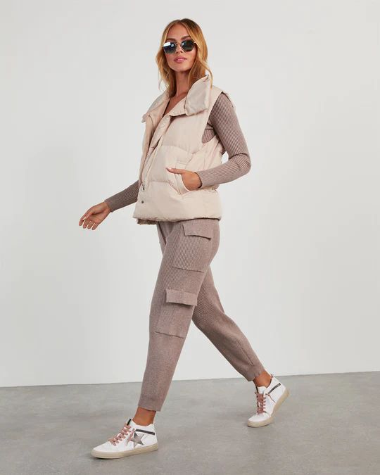 Jude Ribbed Knit Drawstring Cargo Pants | VICI Collection