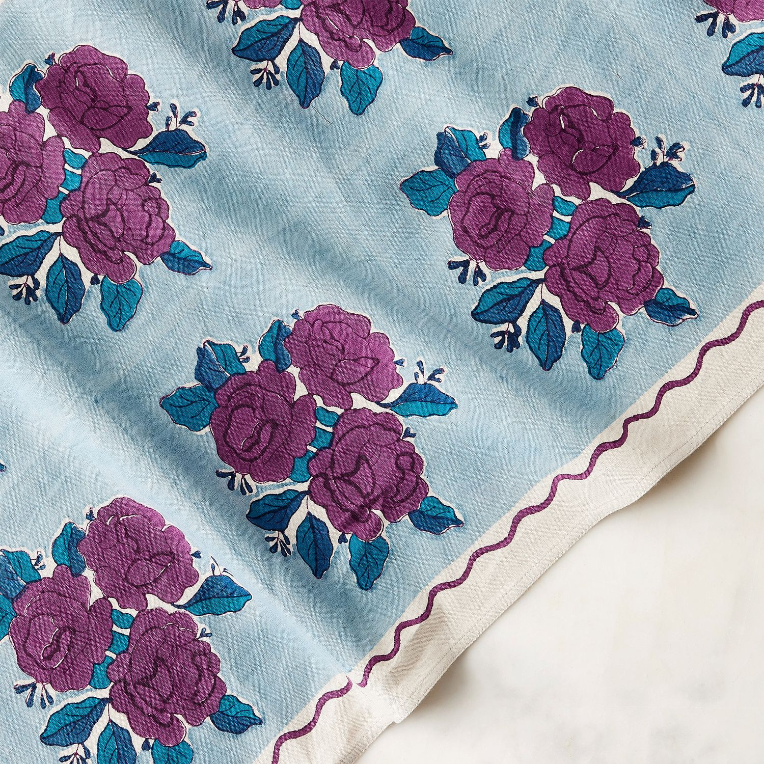 Soil to Studio Sara Block Print Cotton Table Runner | Food52 | Food52