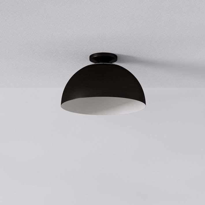 Sculptural Metal Flushmount | West Elm (US)