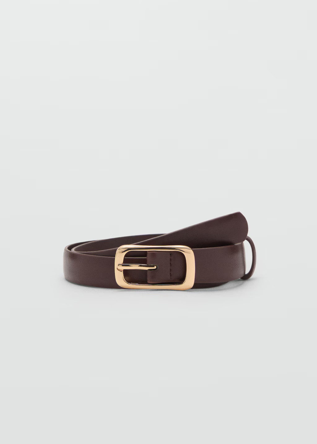 Rectangular buckle belt - Women | MANGO United Kingdom | MANGO (UK)