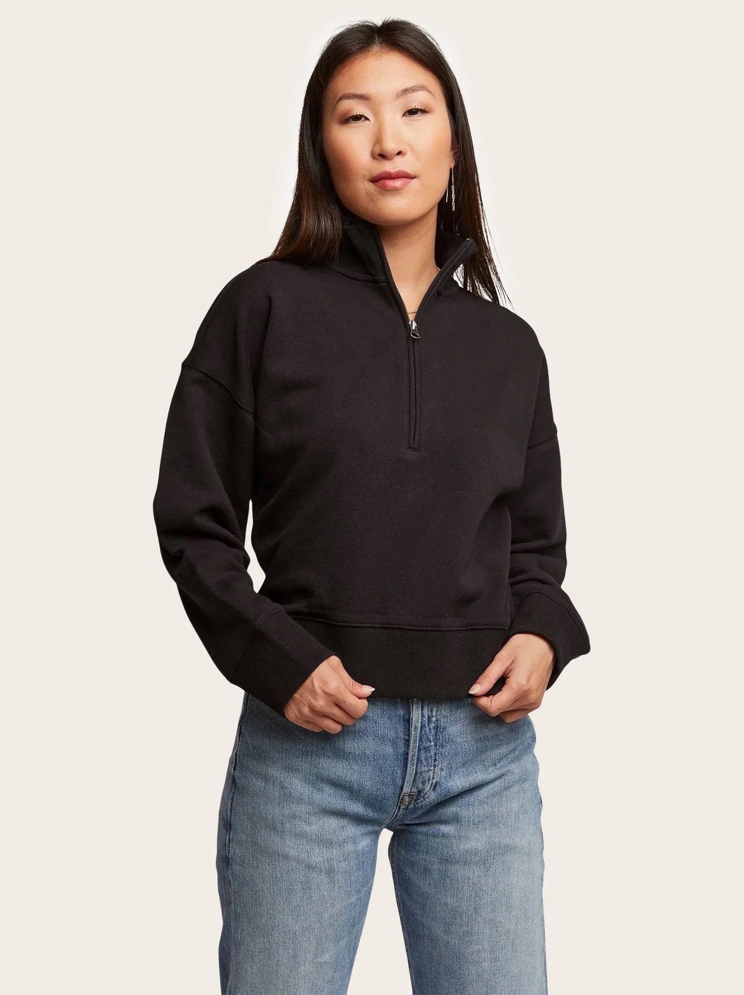 Cynthia Front Zip Sweatshirt | ABLE Clothing