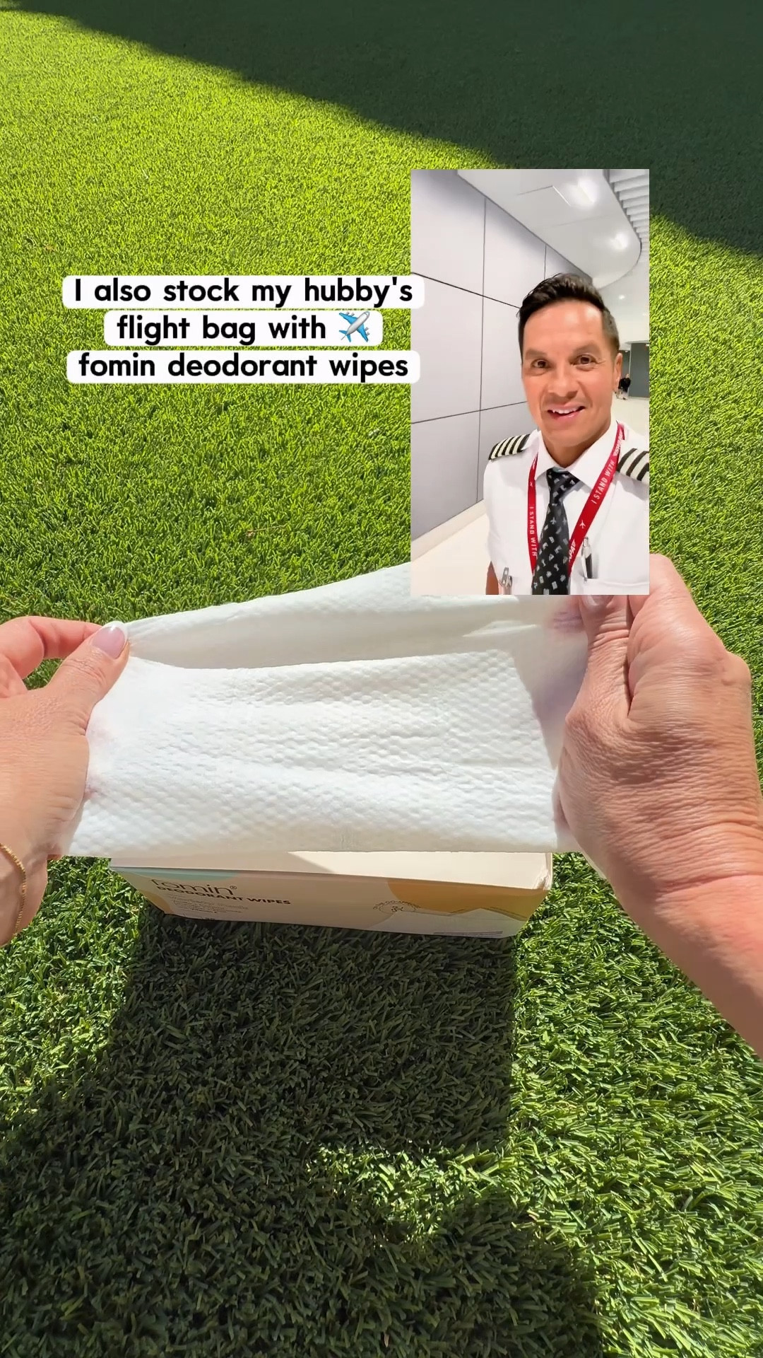 STINK FREE TRAVEL My husband's a major Airline Captain and I stock his flight bag and mine with foamin deodorant wipes. 

Amazon
Deodorant wipes 
Travel essential

#LTKFamily #LTKFindsUnder50 #LTKTravel