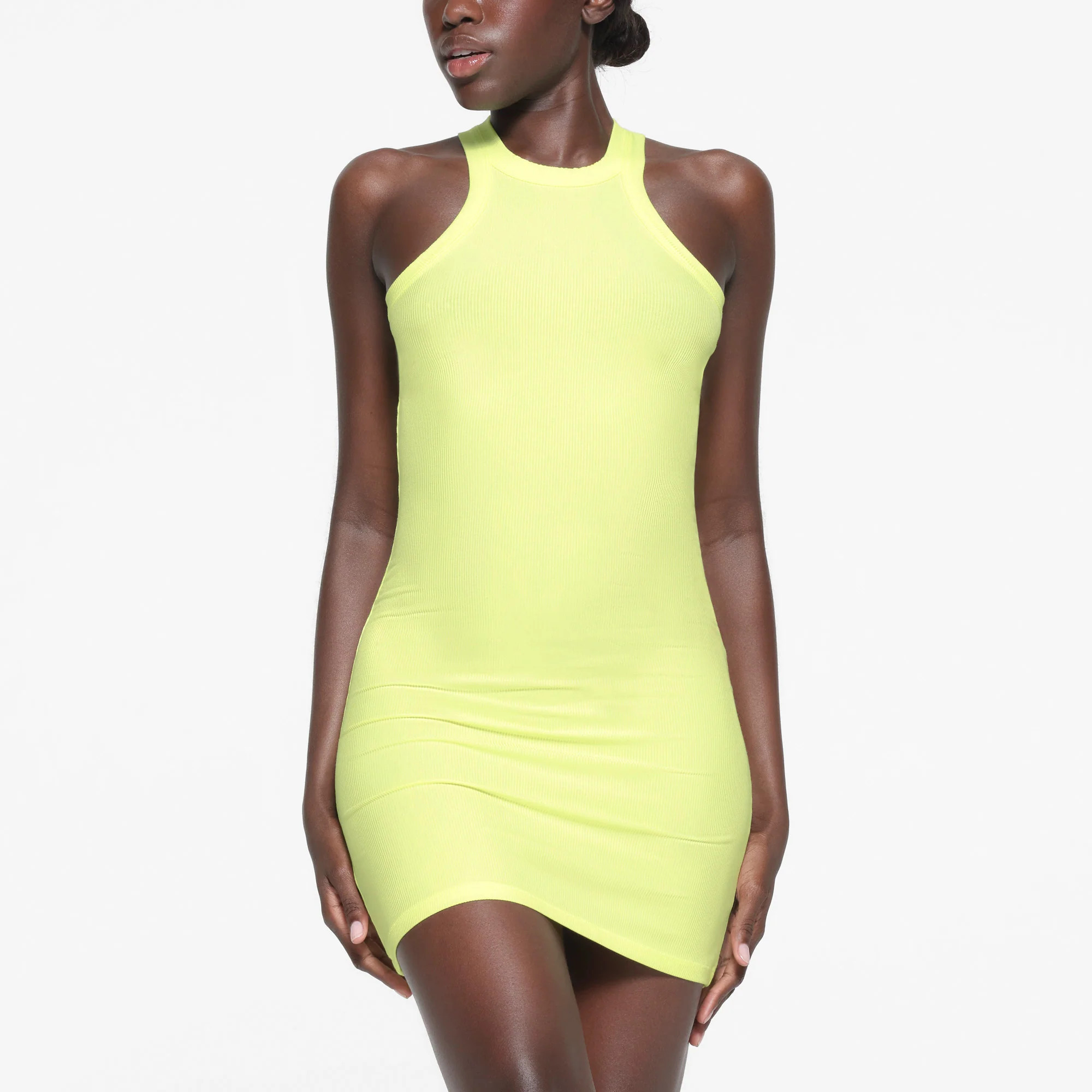 SKIMS Tank Mini Dress | Yellow | XS | Soft Lounge | SKIMS (US)