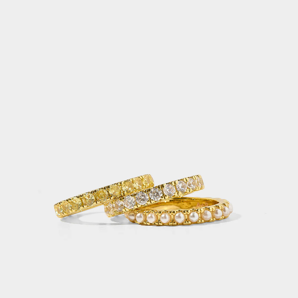 Build Your Own Birthstone Ring Stack: Stack of 2 | Allie + Bess