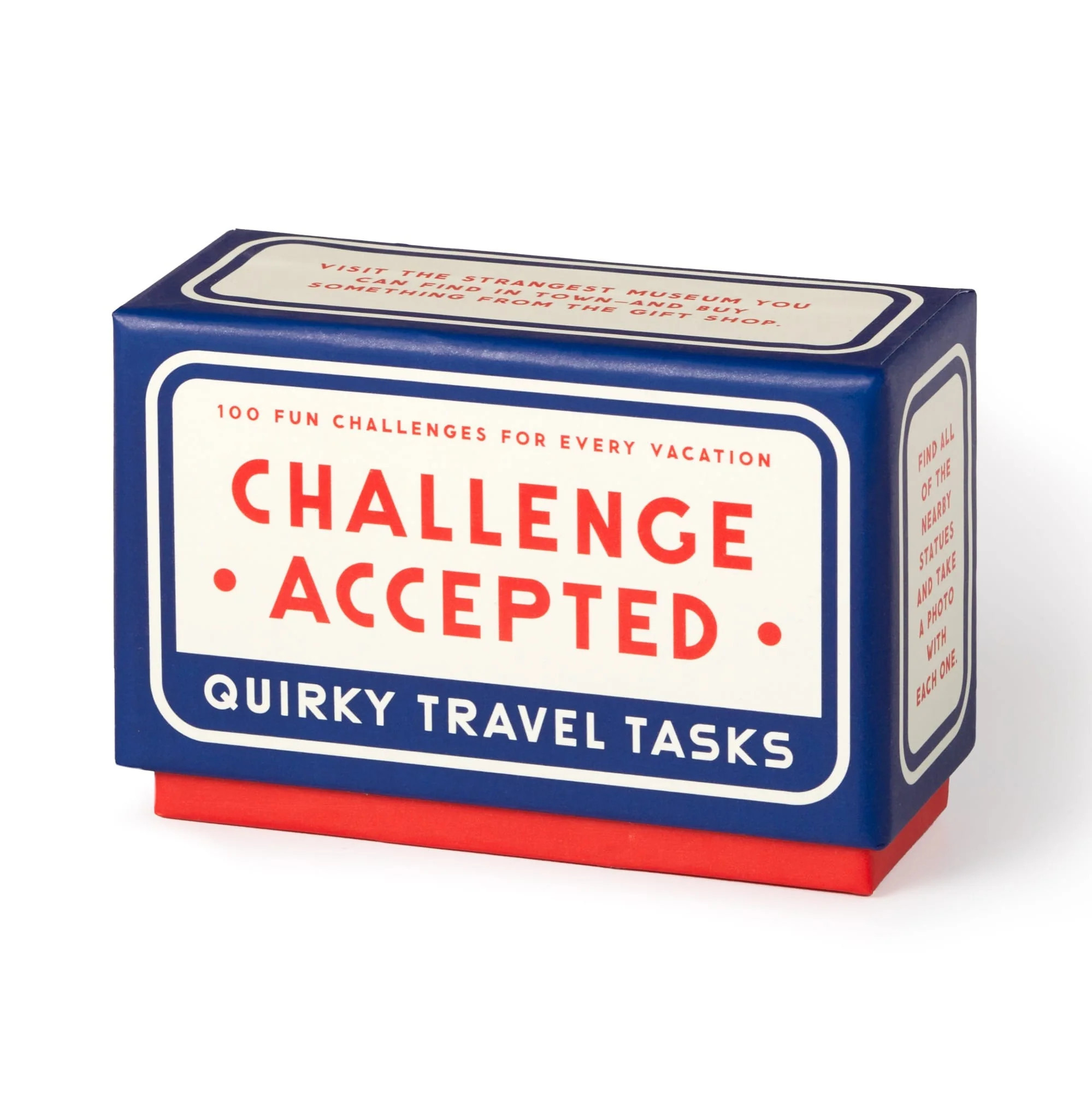 Challenge Accepted Travel Tasks Card Deck | Galison