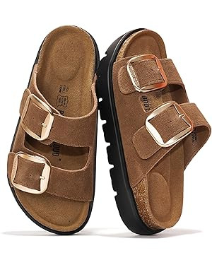 Project Cloud Genuine Leather Platform Sandals Women Footwear - Wedge Chunky Sandals Womens sanda... | Amazon (US)