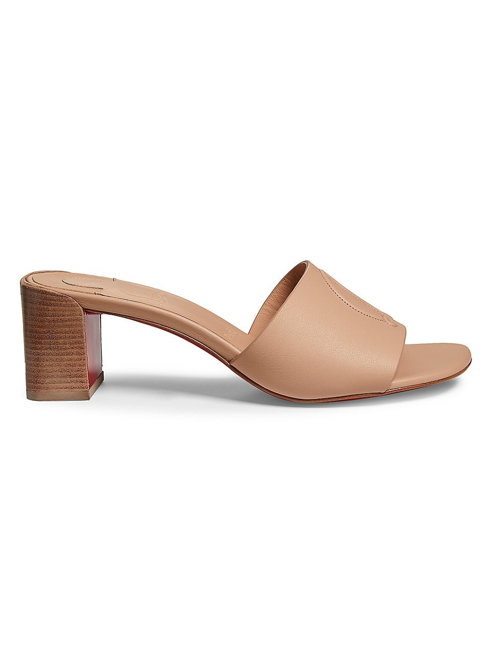 Women's So CL 55MM Leather Mules - Leche - Size 9.5 | Saks Fifth Avenue