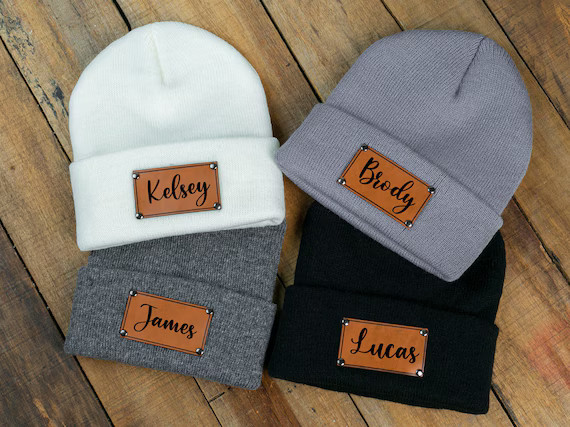 Beanie Knit Hat  Personalized Custom Infant Toddler Kids Youth Child Baby Newborn Beanie Name Slo... | Etsy (US)