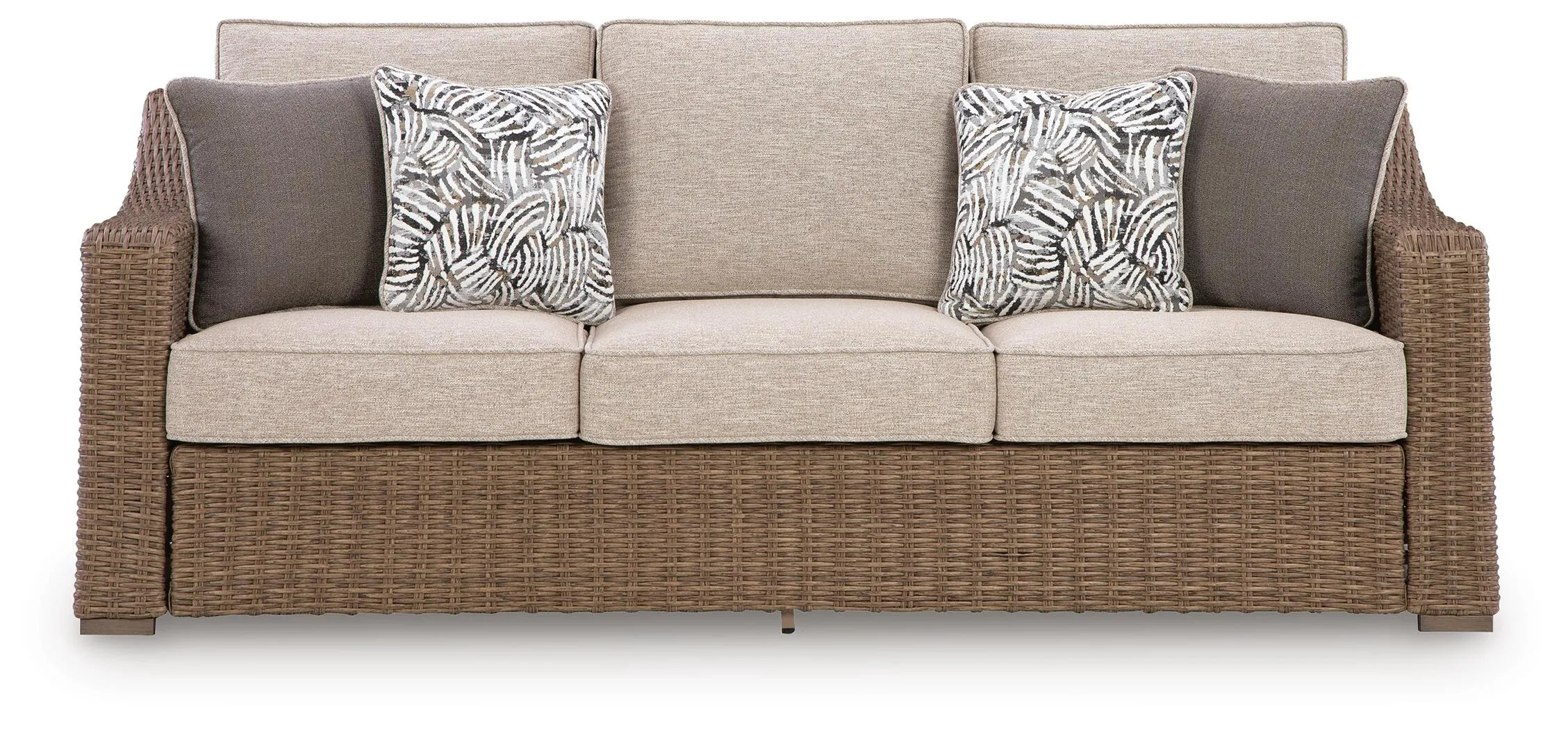 Revare Beach Outdoor Sofa with Cushion | Ashley
