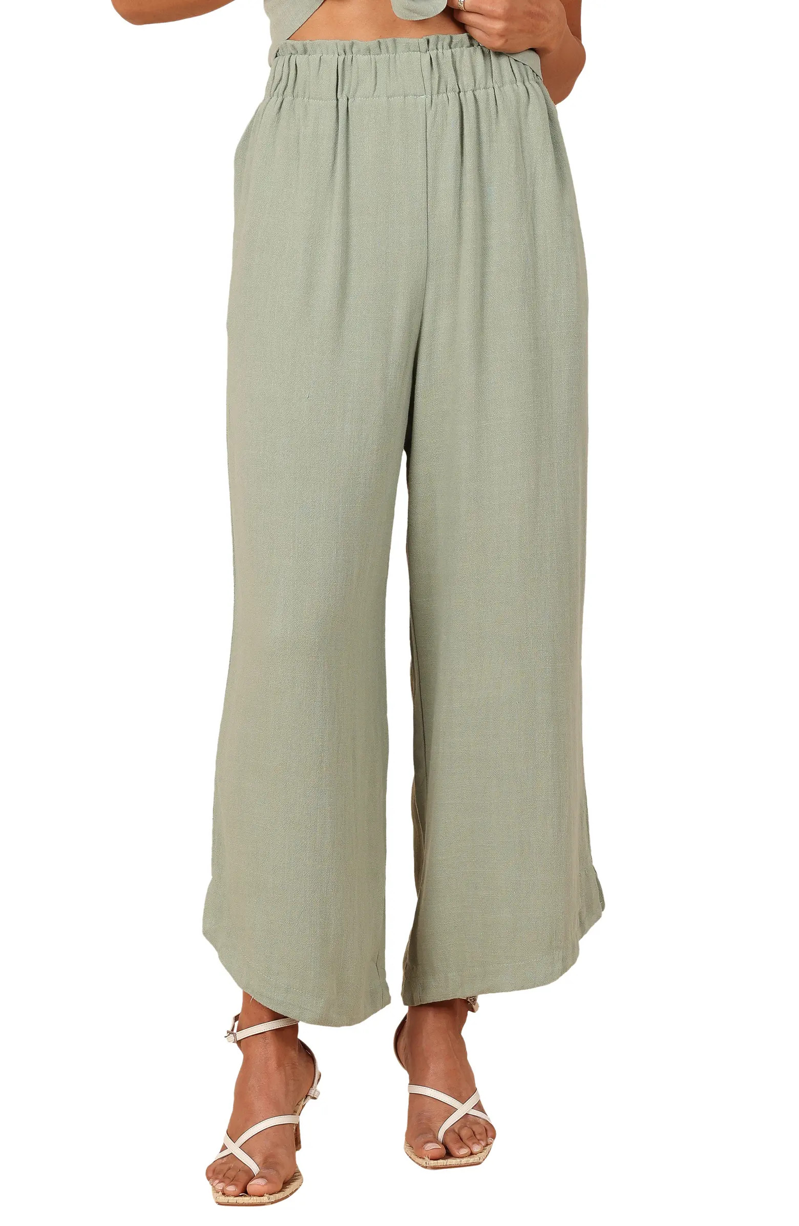 Eleanor Wide Leg Linen Pants | Nordstrom