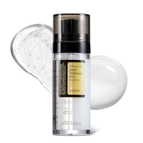 COSRX Snail Mucin 74% + Niacinamide 5% Dual Essence, Anti Aging Face Serum for Dull Skin, Sensitive Skin, Korean Skin Care, 2.70 fl.oz / 80ml | Amazon (US)