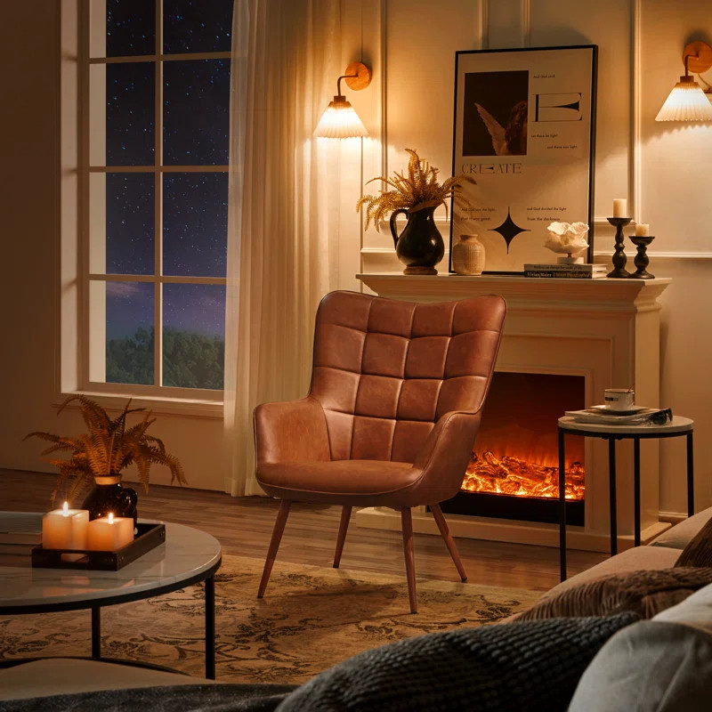 Aichele Upholstered Wingback Chair | Wayfair North America