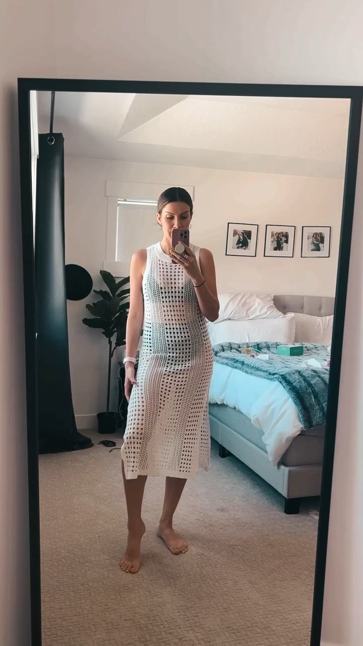 Obsessed with this coverup! It’s light weight, stretches and is so flattering!


#LTKstyletip #LTKswim #LTKunder50