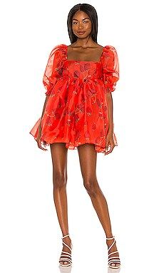 Selkie The Puff Dress in Strawberries from Revolve.com | Revolve Clothing (Global)