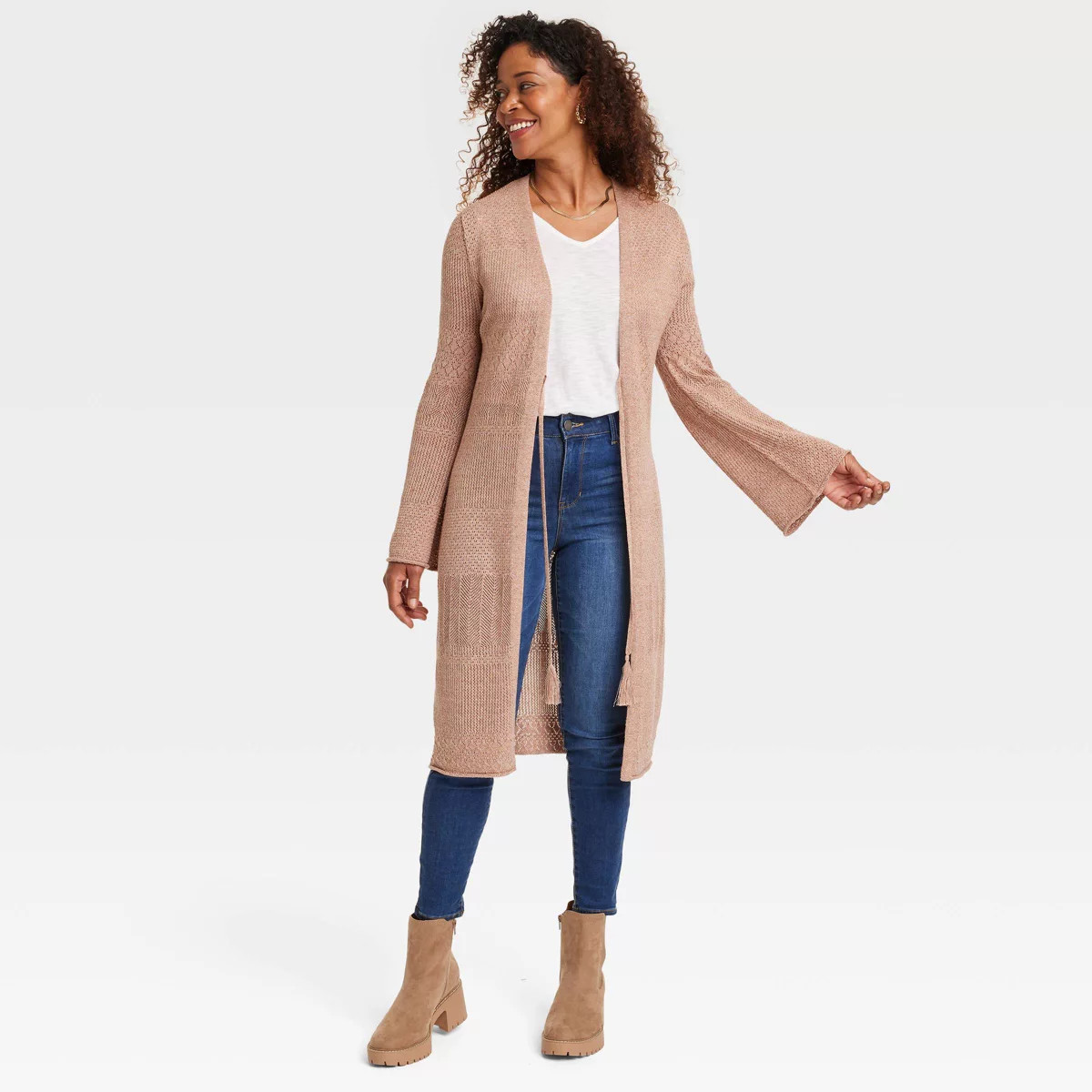 Women's Pointelle Duster Cardigan - Knox Rose™ | Target