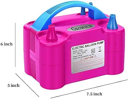 Growsun Electric Air Balloon Pump 110V 600W Balloon Blower Inflator for Garland Arch Party Decora... | Amazon (US)