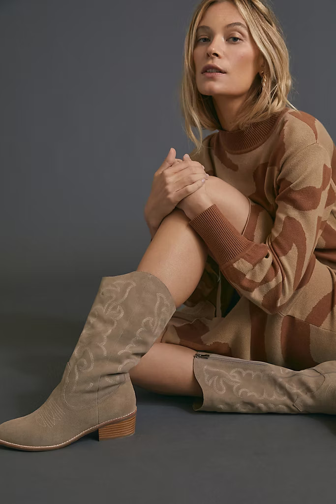 Silent D Zoelle Tall Western Boots | Anthropologie (US)